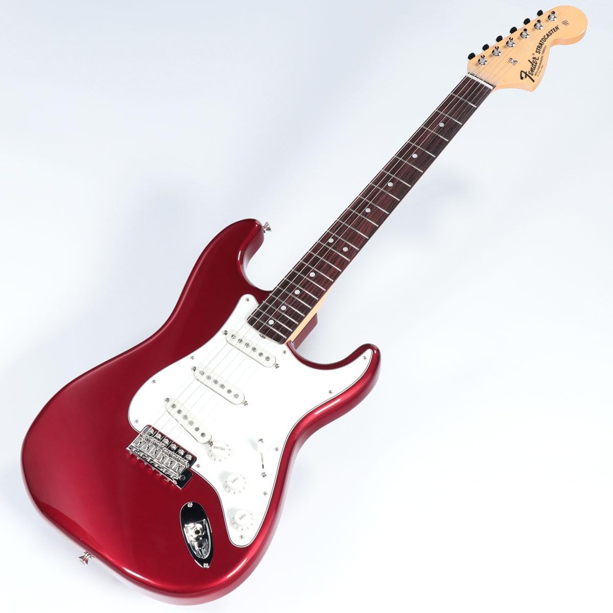 Fender Made in Japan FSR Traditional Late 60s Stratocaster – Candy Apple Red (včetně pouzdra)