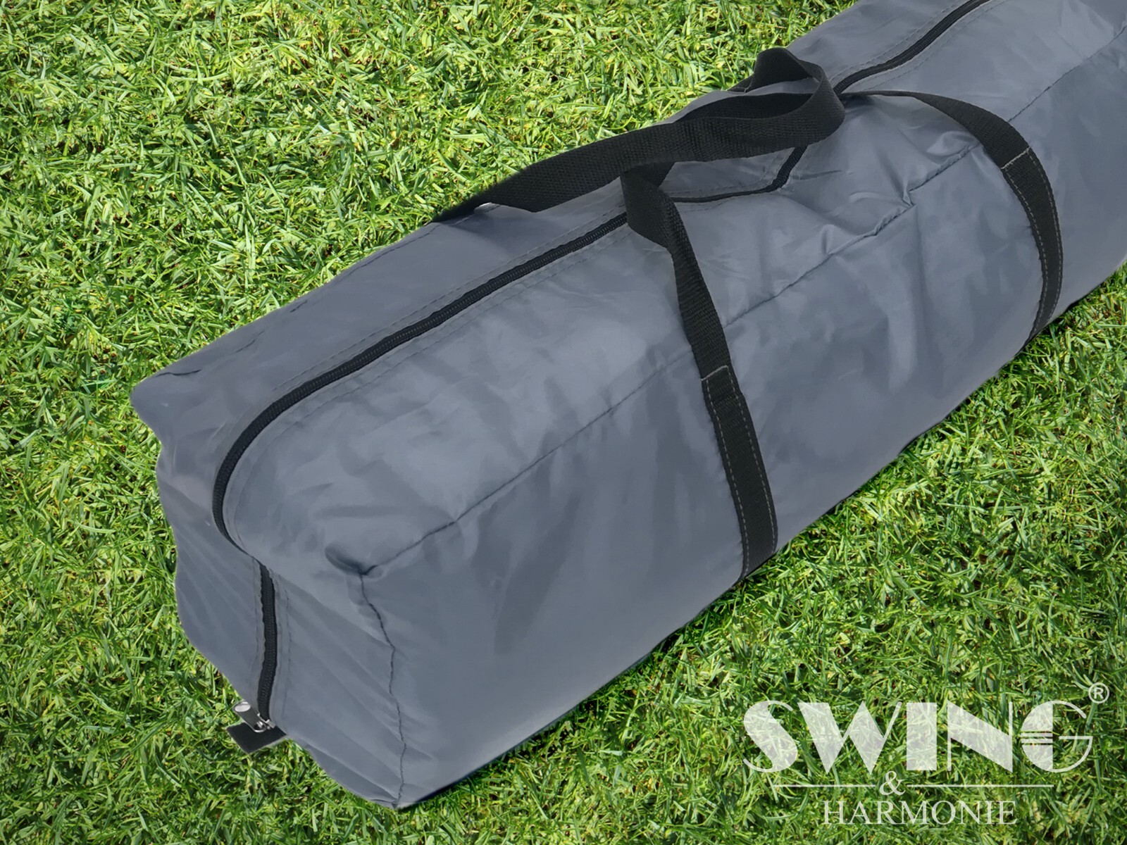 LED zahradní altán DomeShelter XXL 4,5 x 4,5 m – párty stan se solárním osvětlením, bočnicemi a moskytiérou