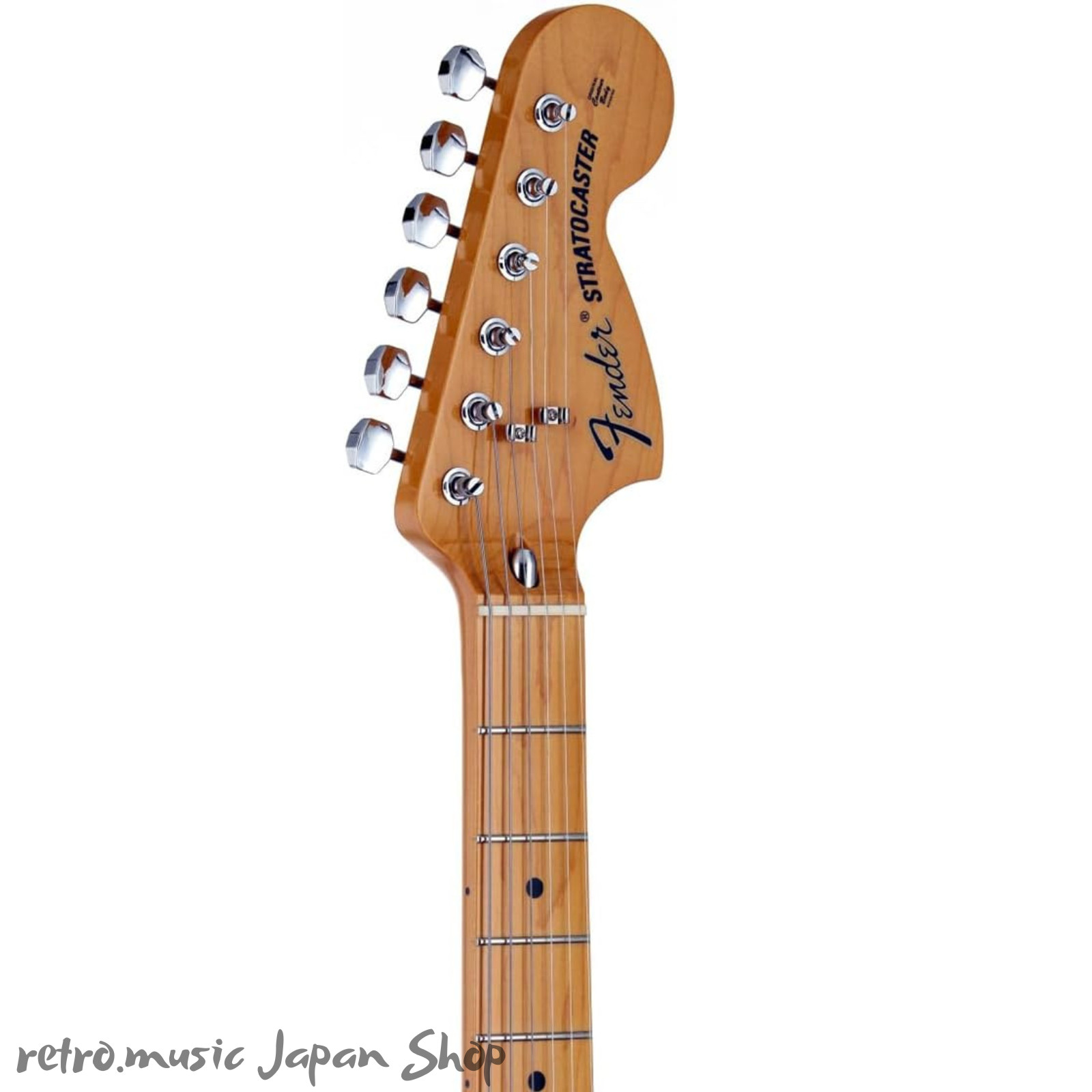 Fender FSR Made in Japan Traditional 70s Stratocaster – Black (včetně pouzdra)