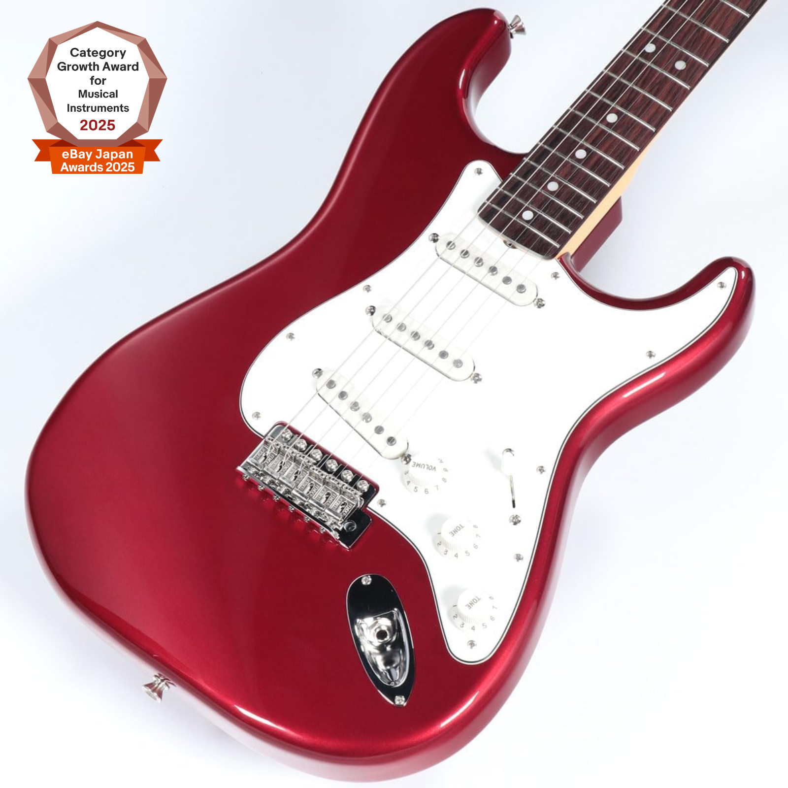 Fender Made in Japan FSR Traditional Late 60s Stratocaster – Candy Apple Red (včetně pouzdra)