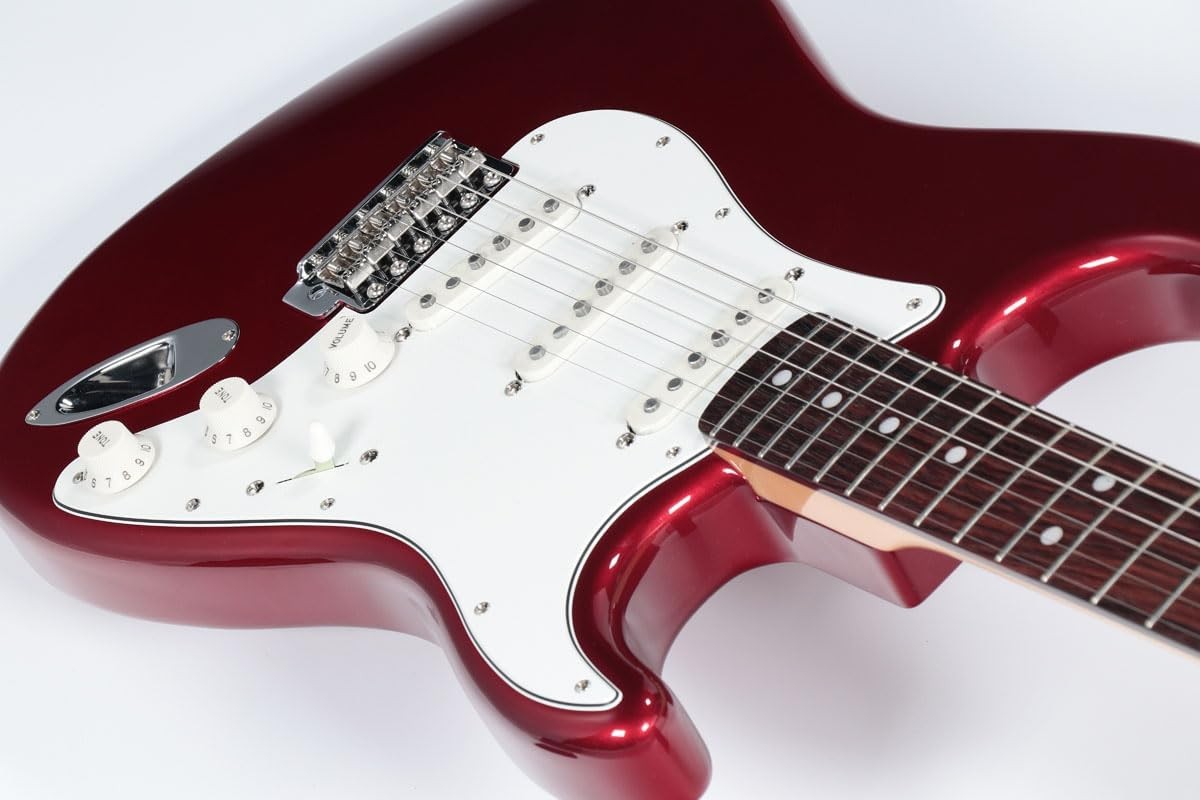 Fender Made in Japan FSR Traditional Late 60s Stratocaster – Candy Apple Red (včetně pouzdra)