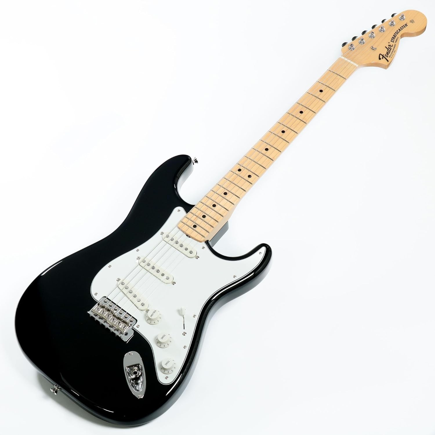 Fender Made in Japan FSR Traditional Late 60s Stratocaster Maple – Black (včetně pouzdra)