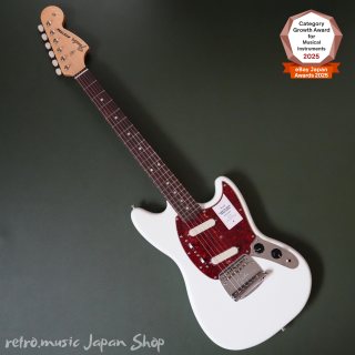 Fender Made in Japan Traditional 60s Mustang – Olympic White (vč. pouzdra)