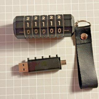 Cryptex USB Flash Disk 16GB s mechanickým 5místným zámkem – USB 3.0 & Micro-USB