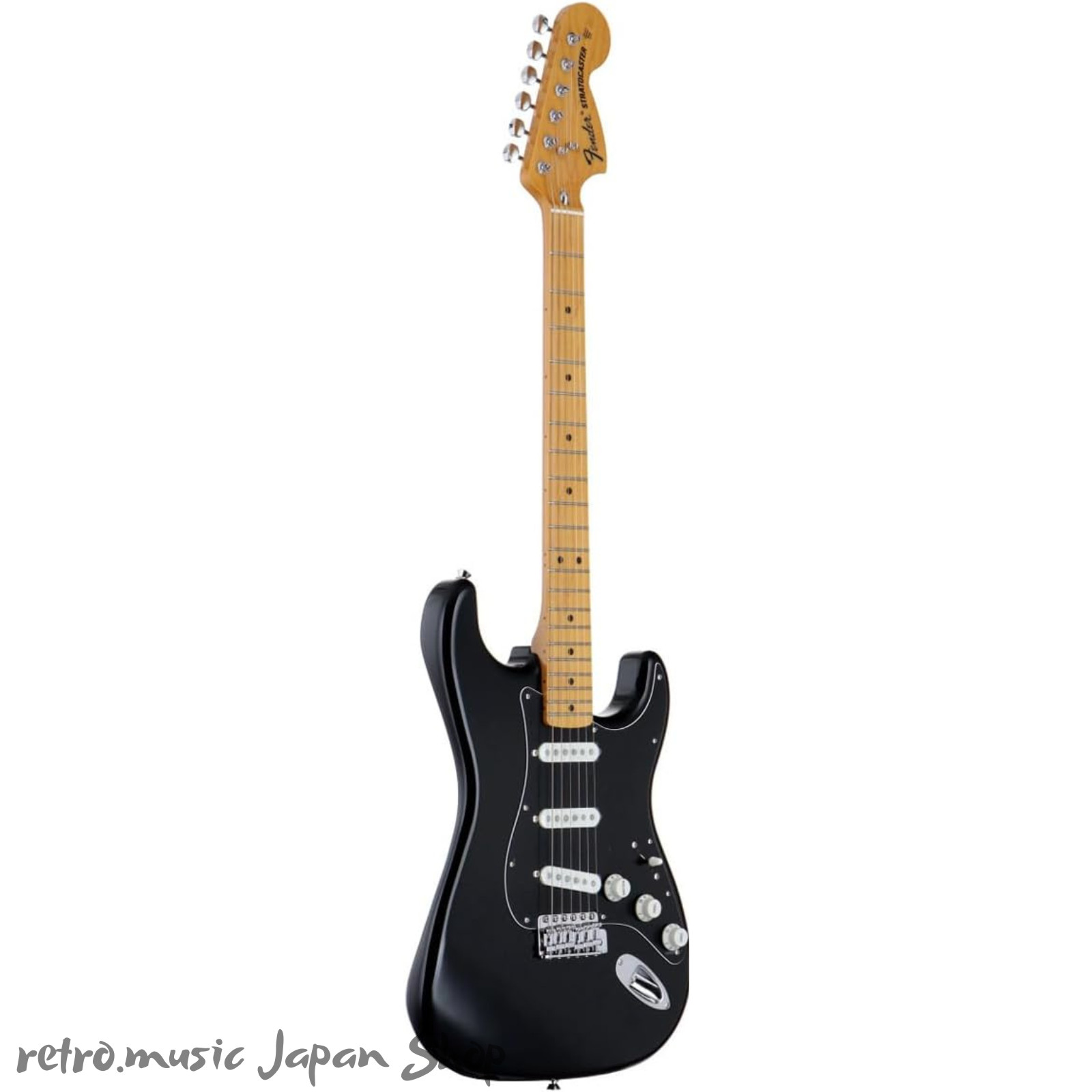 Fender FSR Made in Japan Traditional 70s Stratocaster – Black (včetně pouzdra)